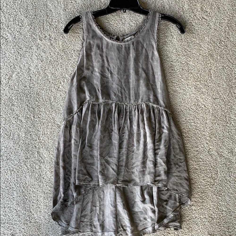 emory park grayish brown sleeveless top